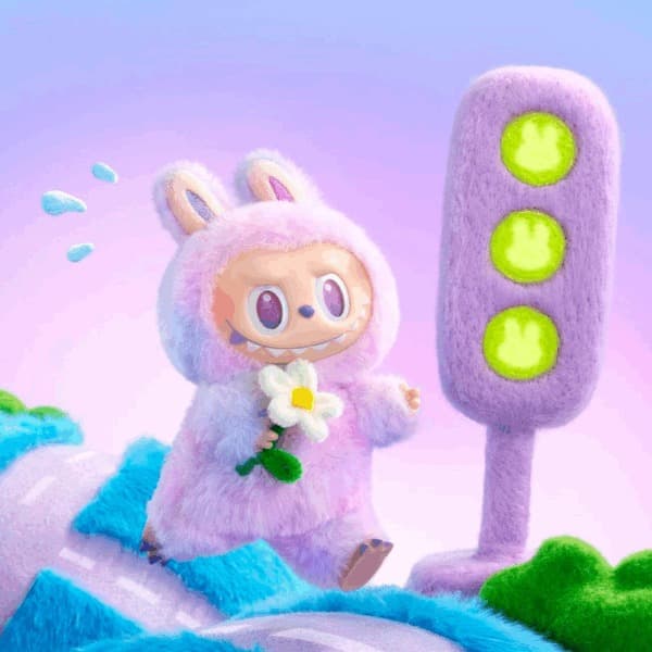 Мягкая игрушка сюрприз лабу 19см