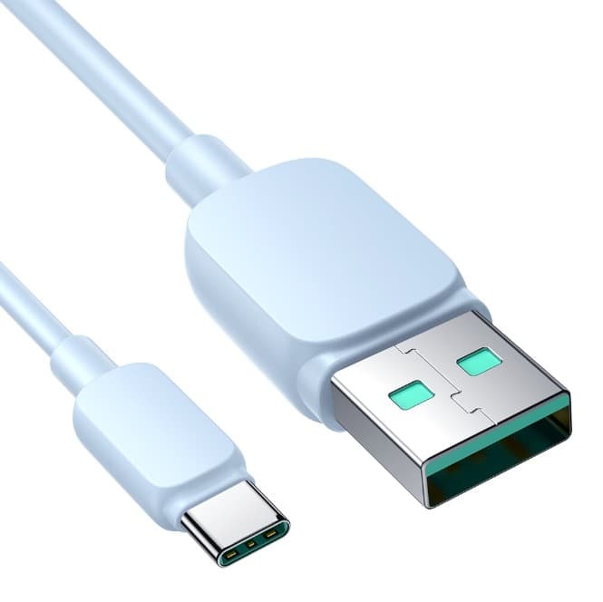 Кабель для зарядки Type-C USB Joyroom S-A14 1.2м 3A силикон голубой