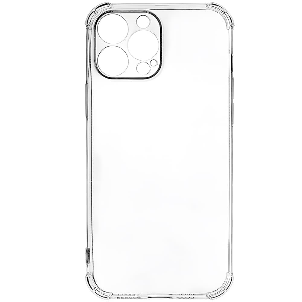 фото Чехол накладка для Tecno Spark 40 Pro Plus PERO с защищенными углами и камерой прозрачная