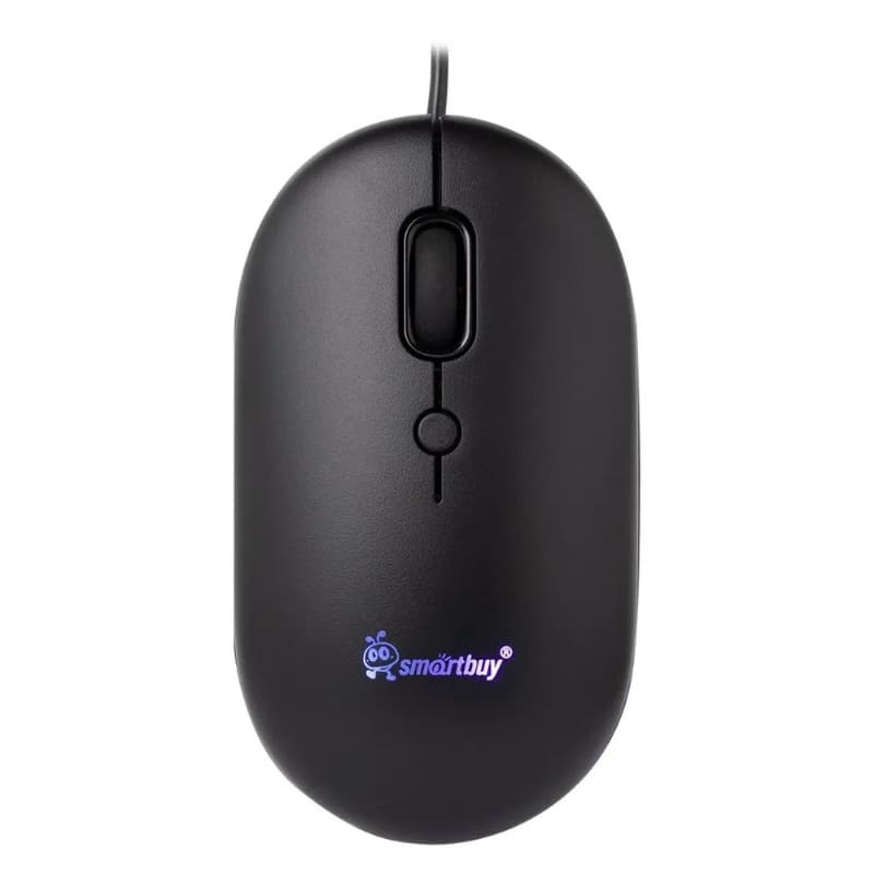 Мышь проводная Smartbuy 328 бесшумная с подсветкой черная (SBM-328-K)
