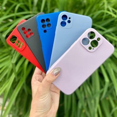 Чехол накладка для Xiaomi Redmi Note 13 Pro 4G/Poco M6 Pro 4G силикон тонкий матовый синяя