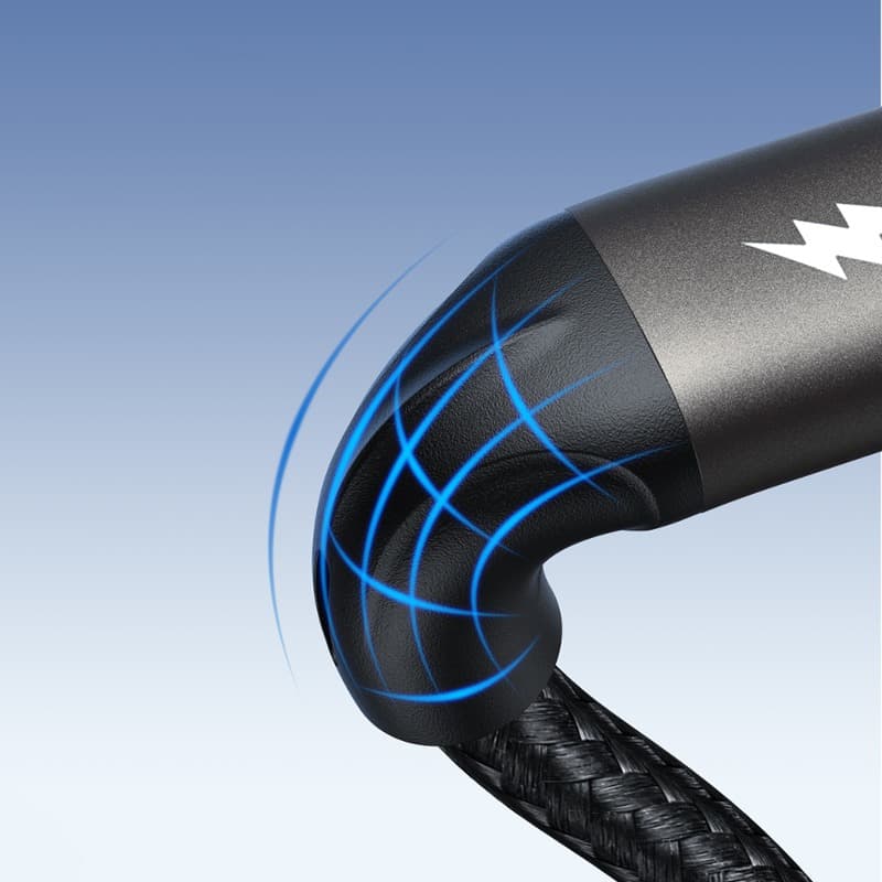 Кабель для зарядки Type-C USB Joyroom SA25-AC3 1.2м 3A в оплетке черный Кабель для зарядки Type-C USB Joyroom SA25-AC3 1.2м 3A в оплетке черный