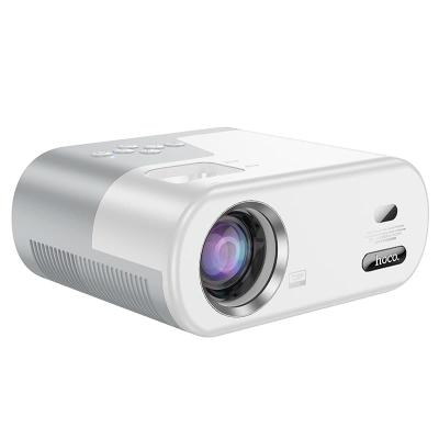 Проектор HOCO DT2 Smart projector 720P WiFi 2.4+5G BT5.0 (Android version) бело-серый