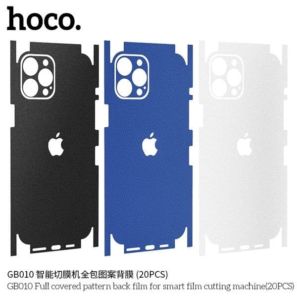Изображение Пленка универсальная на заднюю панель HOCO GB010 Matte flash point черная фото Пленка универсальная на заднюю панель HOCO GB010 Matte flash point черная