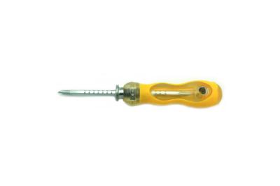 Отвертка SPARK LUX, Америка, двусторонняя, микс 2х-комп. рукоятка, 