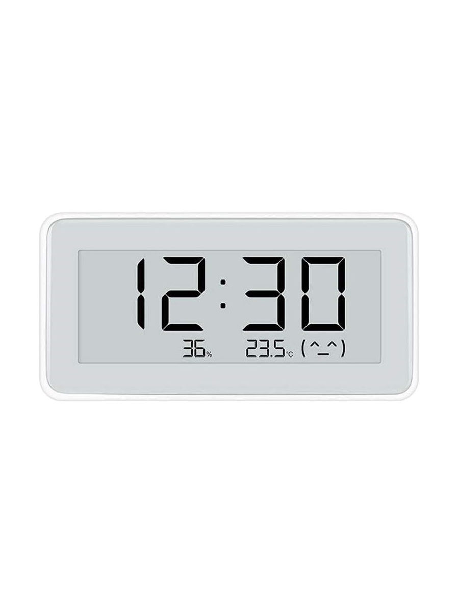 Датчик температуры и влажности Xiaomi Mijia Temperature And Humidity Monitor Digital Clock PRO белый с часами