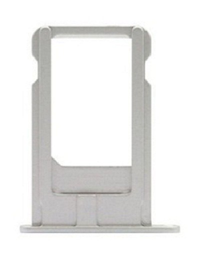 Держатель сим для iP 6S серебро 