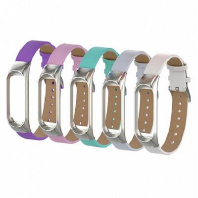 Ремешок для Mi Band 3/Mi Band 4 CBXM421 кожа Blue Ремешок для Mi Band 3/Mi Band 4 CBXM421 кожа Blue