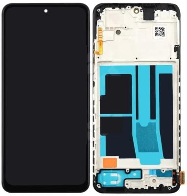 Дисплей для Xiaomi Poco M4 Pro 4G/Redmi Note 11/Note 12S (G) + тачскрин черный с рамкой OLED