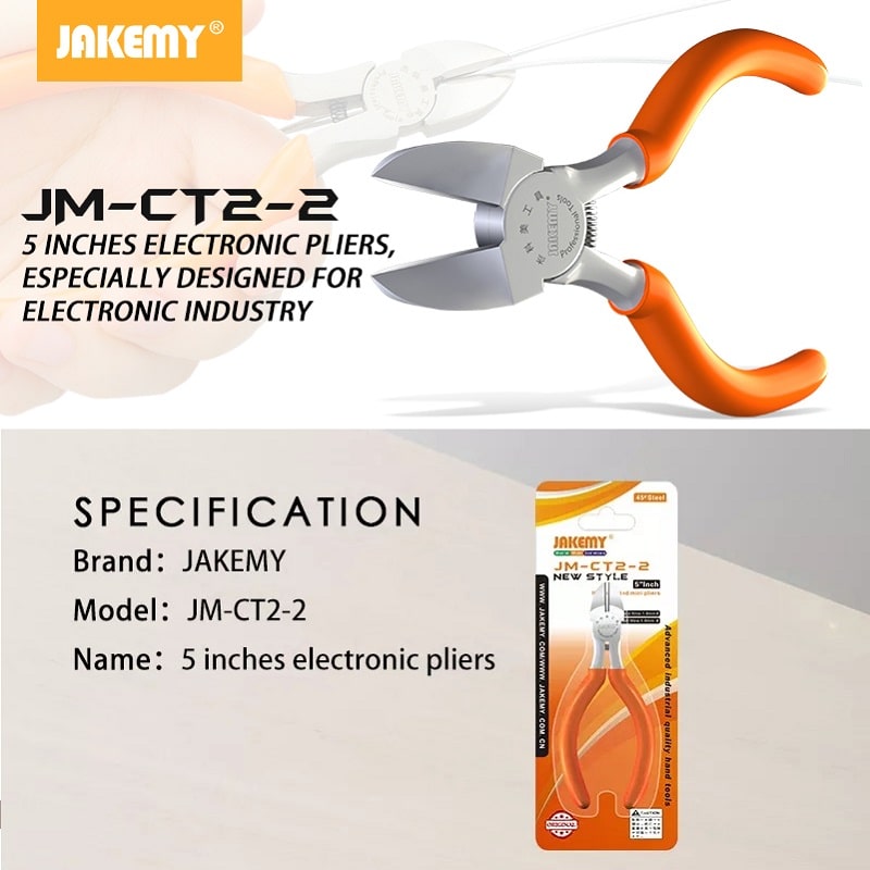 Кусачки бокорезы Jakemy JM-CT2-2