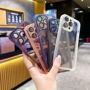 Чехол накладка для iphone 15 (6.1) силикон с защитой камеры и линз матовый бампер белая