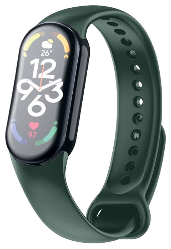 Ремешок для Mi Band 8/Mi Band 9 Red Line силикон темно-зеленый