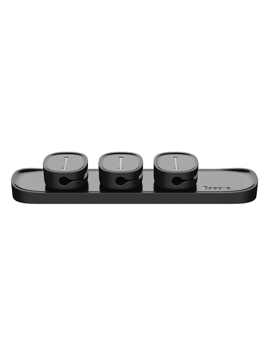 Изображение Органайзер держатель для проводов магнитный Baseus Peas Cable Clip ACWDJ-01 черный фото Органайзер держатель для проводов магнитный Baseus Peas Cable Clip ACWDJ-01 черный