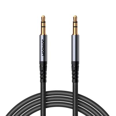 Кабель Aux Joyroom SY-A08 1.2м плетеный черный