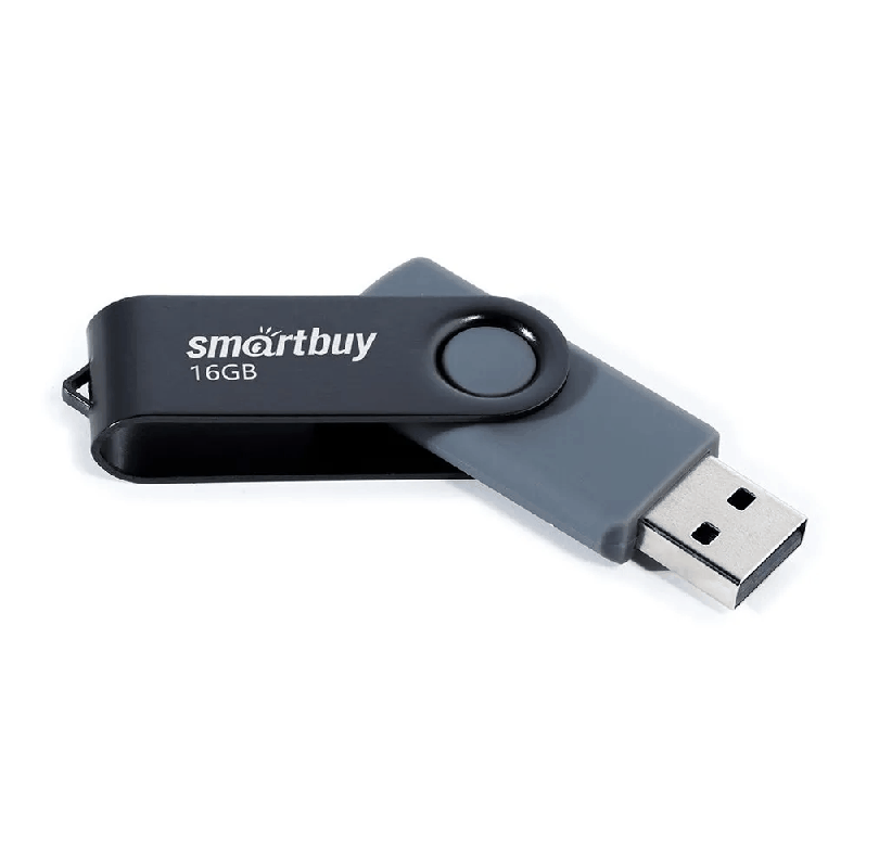 Изображение Флеш-накопитель Smartbuy Twist черный 16Gb Изображение Флеш-накопитель Smartbuy Twist черный 16Gb
