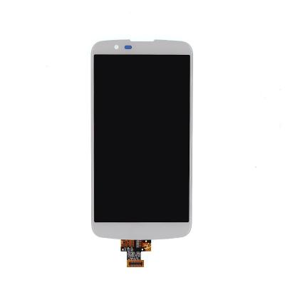 Дисплей для LG K10 + тачскрин белый с рамкой