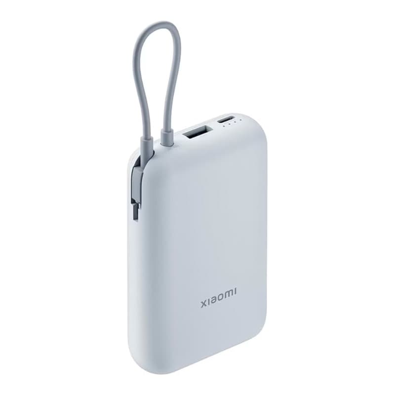 фото Внешний аккумулятор повербанк XIAOMI Mi Power Bank 20000mAh 22.5W с встоенным кабелем светло-серый RU BHR9738GL