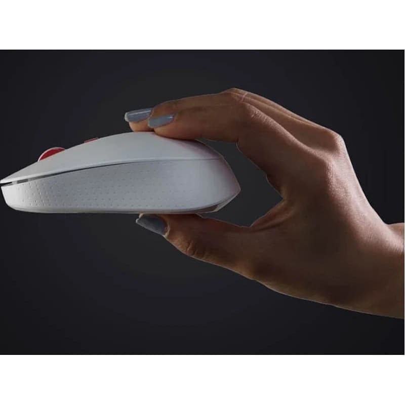 Мышь беспроводная Xiaomi MIIIW Wireless Mute Mouse белая с красным