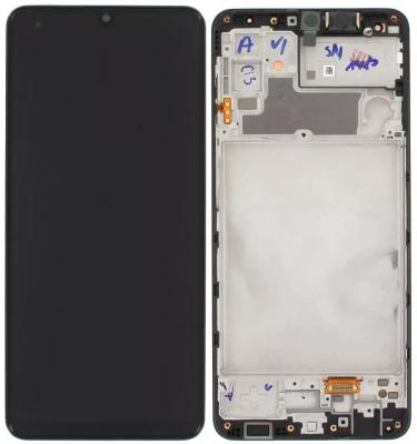 Дисплей для Samsung A16/A165 + тачскрин черный с рамкой OLED