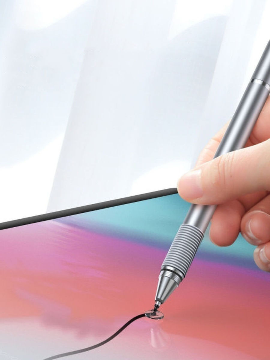 Изображение Стилус-ручка Baseus Golden Cudgel Capacitive серебро ACPCL-0S фото Стилус-ручка Baseus Golden Cudgel Capacitive серебро ACPCL-0S