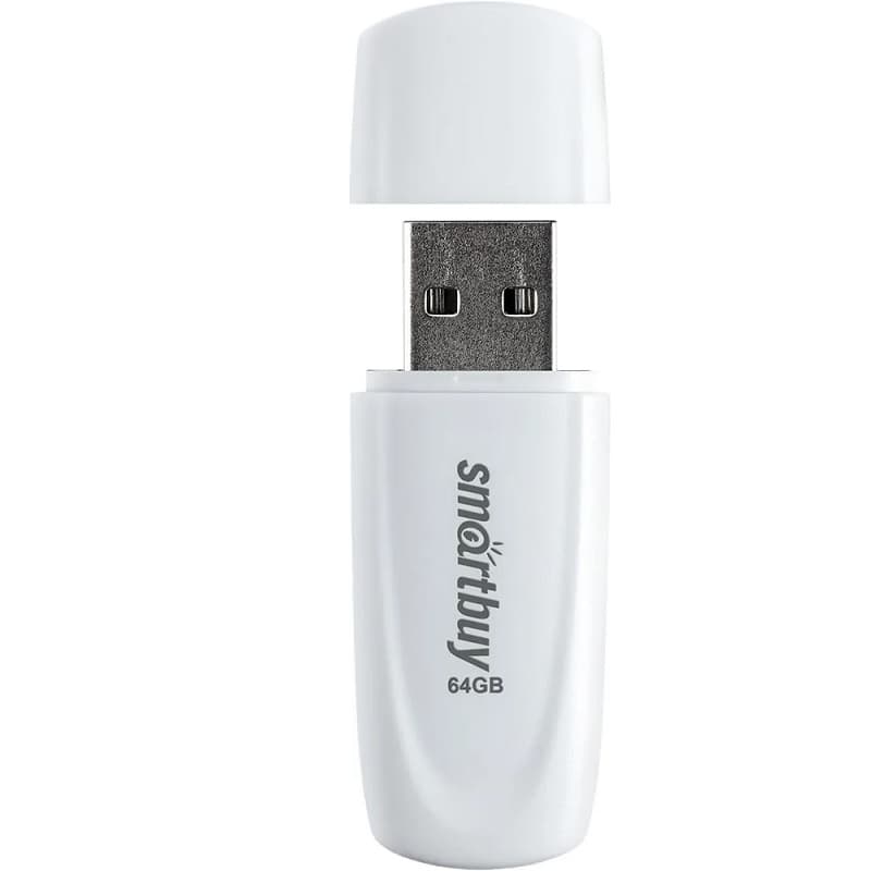 Изображение Флеш-накопитель Smartbuy Scout USB 3.0/3.1 белый 64Gb