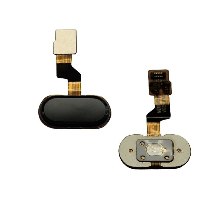 Шлейф для Meizu M3s +на кнопку HOME в сборе черный