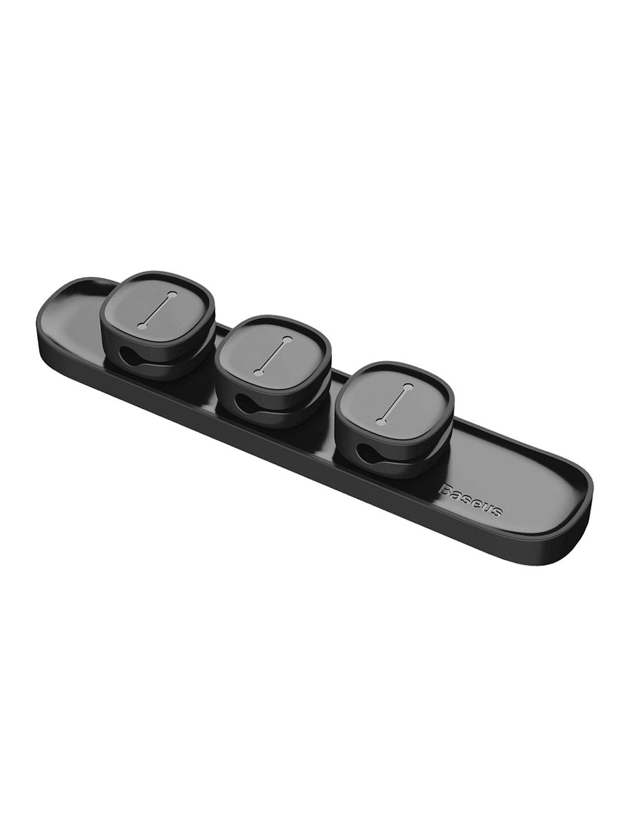 Изображение Органайзер держатель для проводов магнитный Baseus Peas Cable Clip ACWDJ-01 черный фото Органайзер держатель для проводов магнитный Baseus Peas Cable Clip ACWDJ-01 черный