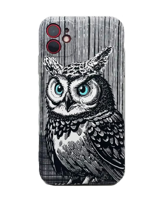 Изображение Чехол накладка для iphone 16 Pro Max (6.9) LUXO сова силикон с защитой камеры флуоресцентный фото Чехол накладка для iphone 16 Pro Max (6.9) LUXO сова силикон с защитой камеры флуоресцентный
