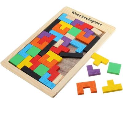 Головоломка Тетрис деревянный 