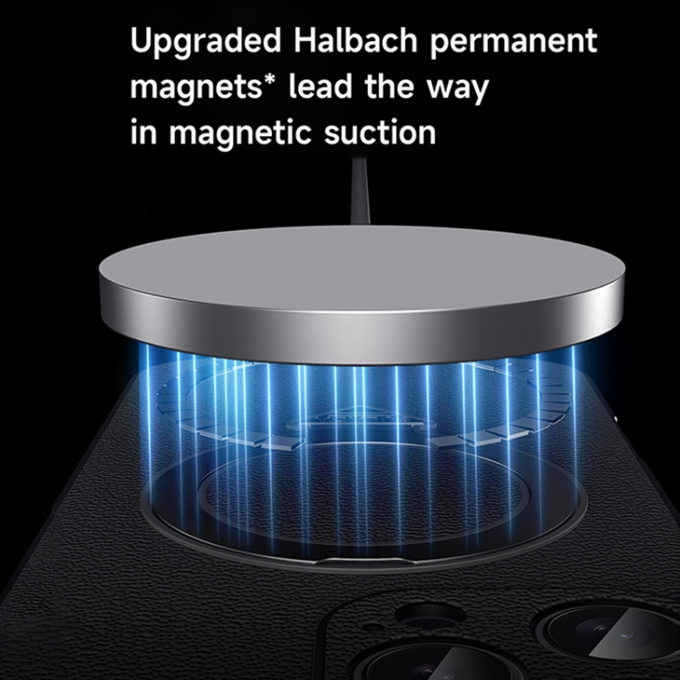 фото Чехол накладка для iphone 15 Pro Max (6.7) SULADA Greenstraw натуральная кожа черный с магнитом для magsafe и кольцом-держателем