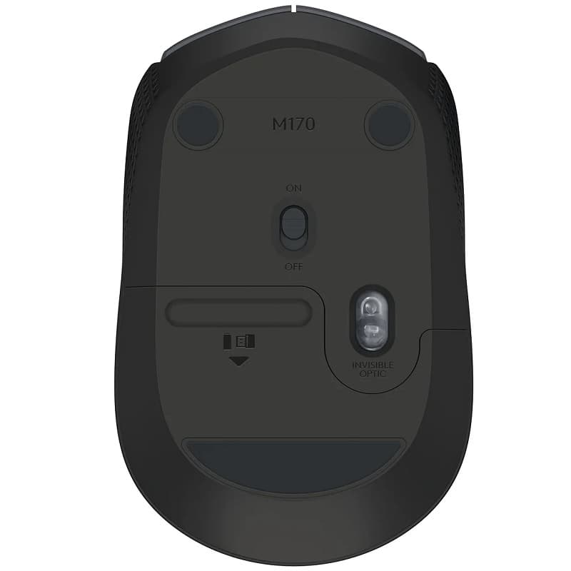 Мышь беспроводная Logitech M170 1000dpi серая