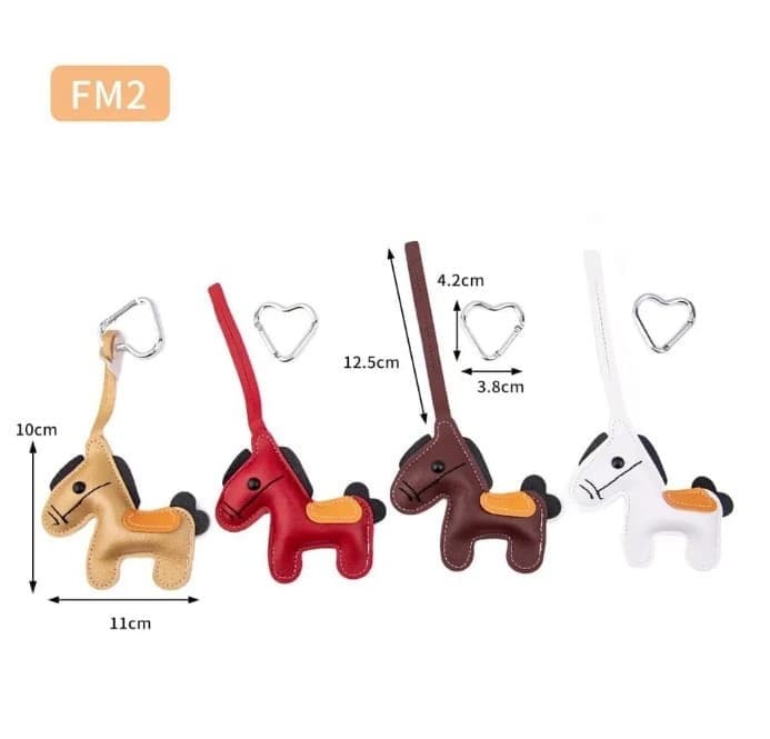 Брелок на сумку Лошадь кожаный (FM2)