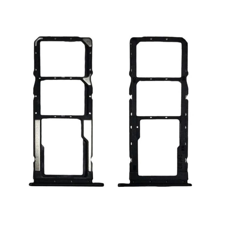 Держатель сим для Xiaomi Redmi Note 9 Pro черный