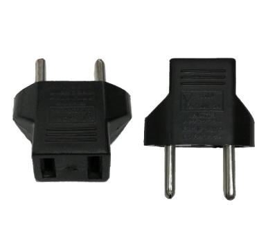 Сетевой переходник адаптер для евророзетки 6A 125V/250V черный