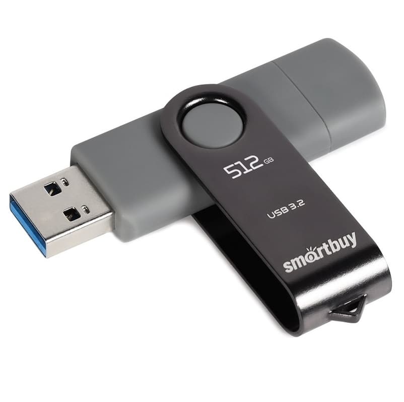 Изображение Флеш-накопитель Smartbuy Twist USB 3.0/3.1 черный 512Gb