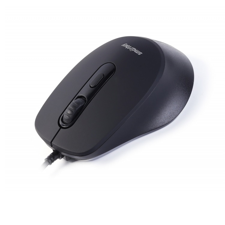 Мышь проводная Smartbuy ONE 265-K бесшумная черная (SBM-265-K)