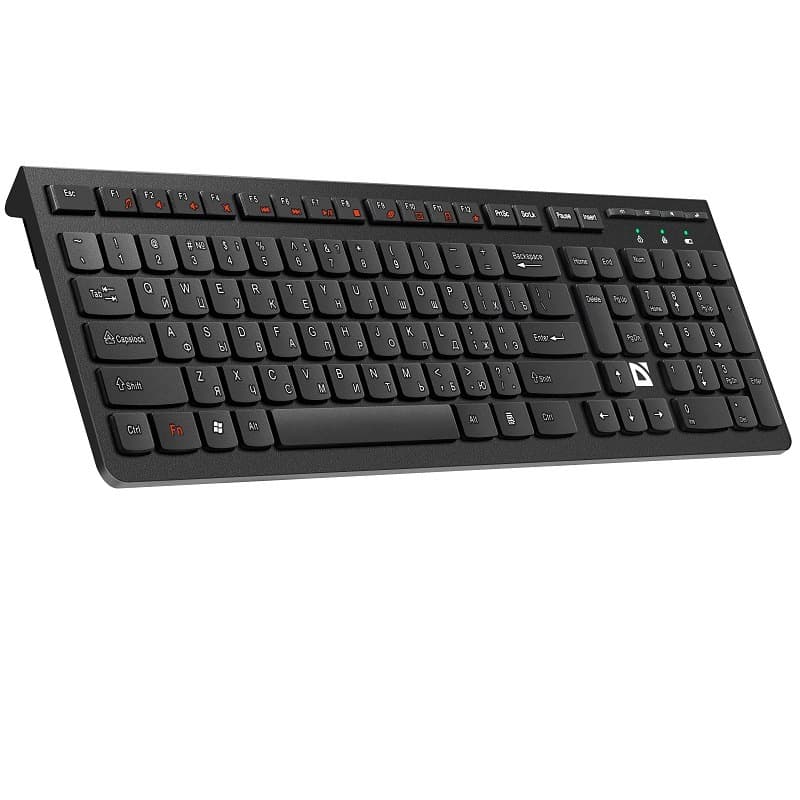 Клавиатура беспроводная DEFENDER Ultramate SM-535 USB RU мультимедийная черная Клавиатура беспроводная DEFENDER Ultramate SM-535 USB RU мультимедийная черная