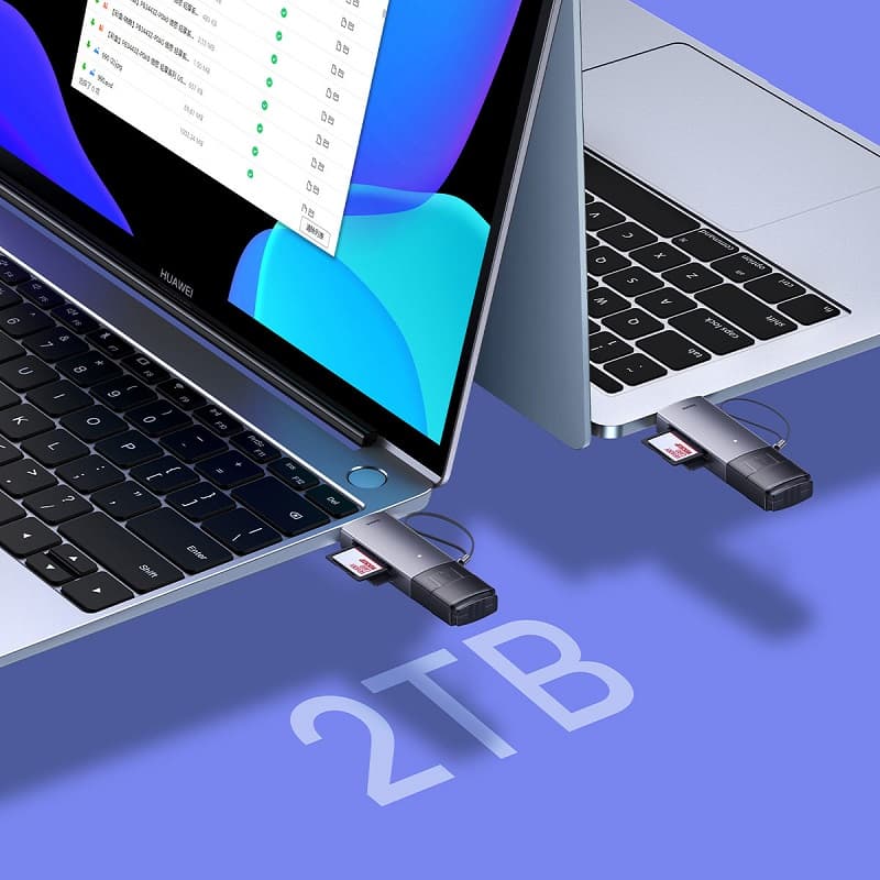 Картридер Baseus Lite card reader для USB 3.0/Type-C USB на SD/TF WKQX060113 серый Картридер Baseus Lite card reader для USB 3.0/Type-C USB на SD/TF WKQX060113 серый
