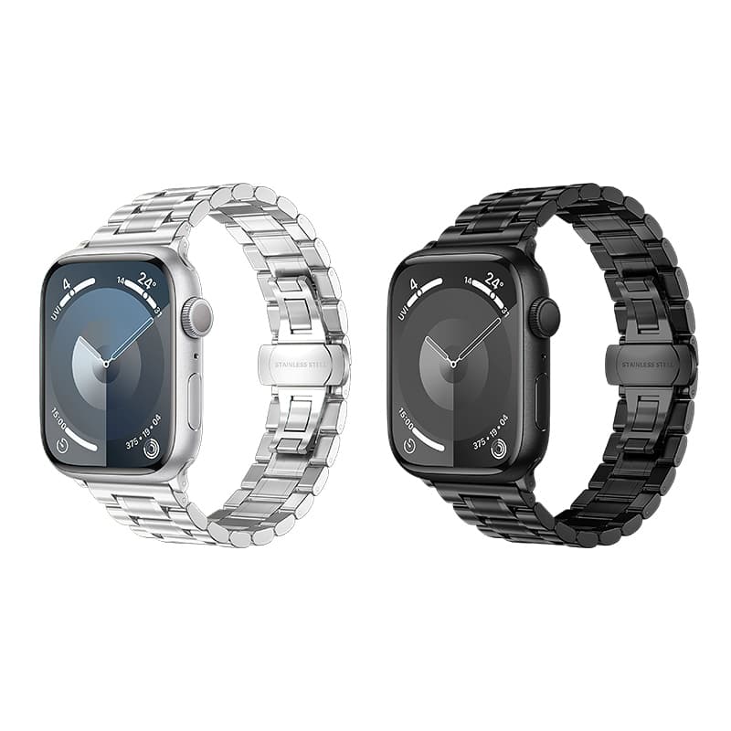 Ремешок для Apple Watch 38/40/41mm HOCO WA32 Grand series five-bead стальной черный Ремешок для Apple Watch 38/40/41mm HOCO WA32 Grand series five-bead стальной черный