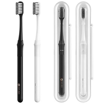 Зубная щетка ми сяоми ксиоми DR.BEI Toothbrush Bamboo Version Soft с контейнером черная