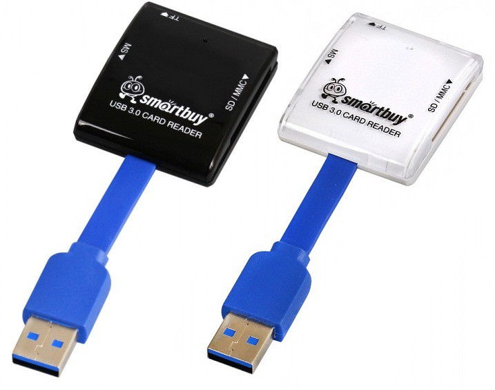Картридер Smartbuy USB 3.0 черный (SBR-705-К) Картридер Smartbuy USB 3.0 черный (SBR-705-К)