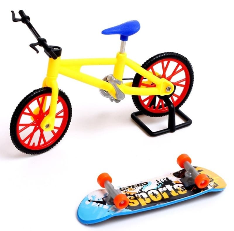 Набор фингербордов фингер Finger Скейтборд и велосипед пластик SimaLand  6245279