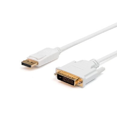 Кабель DVI - DisplayPort Atcom AT9504 1.8м белый