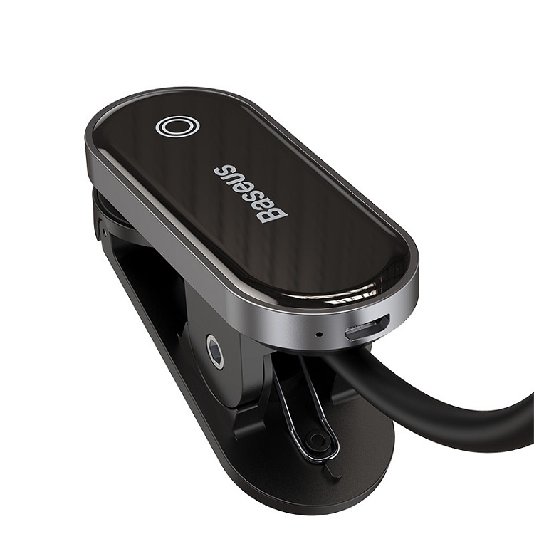 Лампа настольная мини Светильник с прищепкой Baseus Comfort Reading Mini Clip Lamp DGRAD-0G темно-серый Лампа настольная мини Светильник с прищепкой Baseus Comfort Reading Mini Clip Lamp DGRAD-0G темно-серый