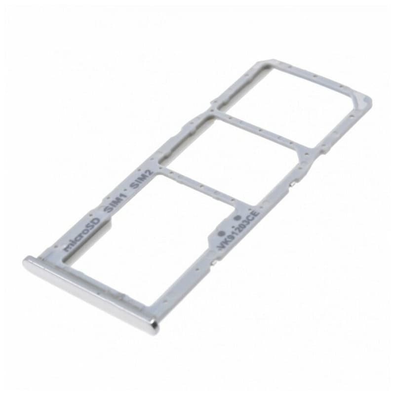 Держатель сим для Samsung A515/A715/A51/A71 серебро