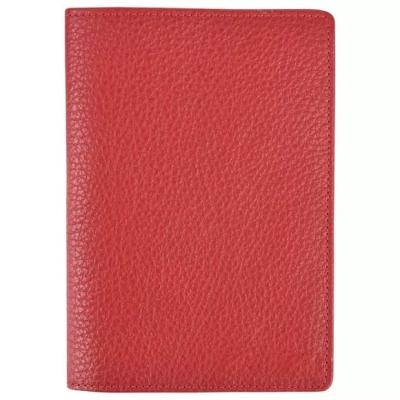 Обложка на паспорт кожа красный