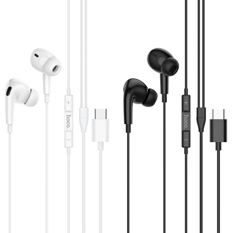 фото Наушники проводные разъем Type-C Hoco M101 Pro черные