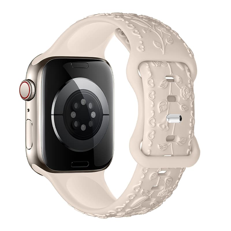 Ремешок для Apple Watch 38/40/41mm HOCO WA30 Flexible series 3D solid color силикон черный (black)