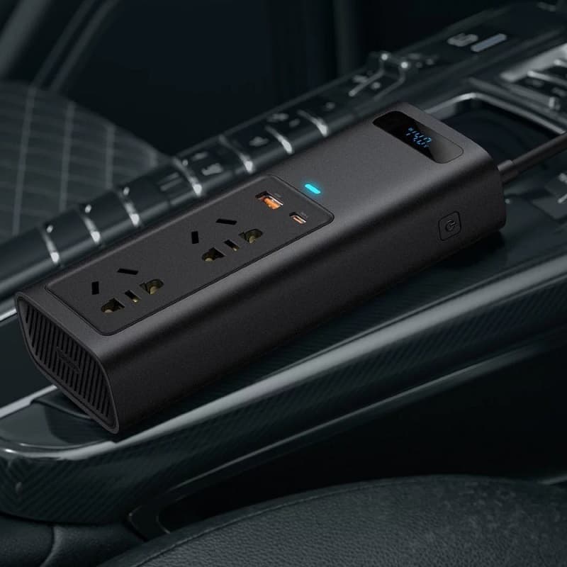 фото Автомобильный инвертор Baseus Power Inverter 150W 220V CN/EU черный CRNBQ-A01