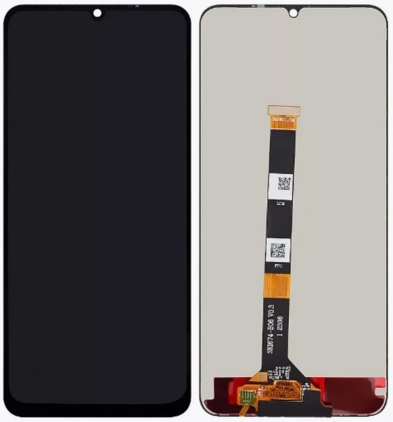 Дисплей для Realme C51/C53/Note 50 (G) + тачскрин черный O